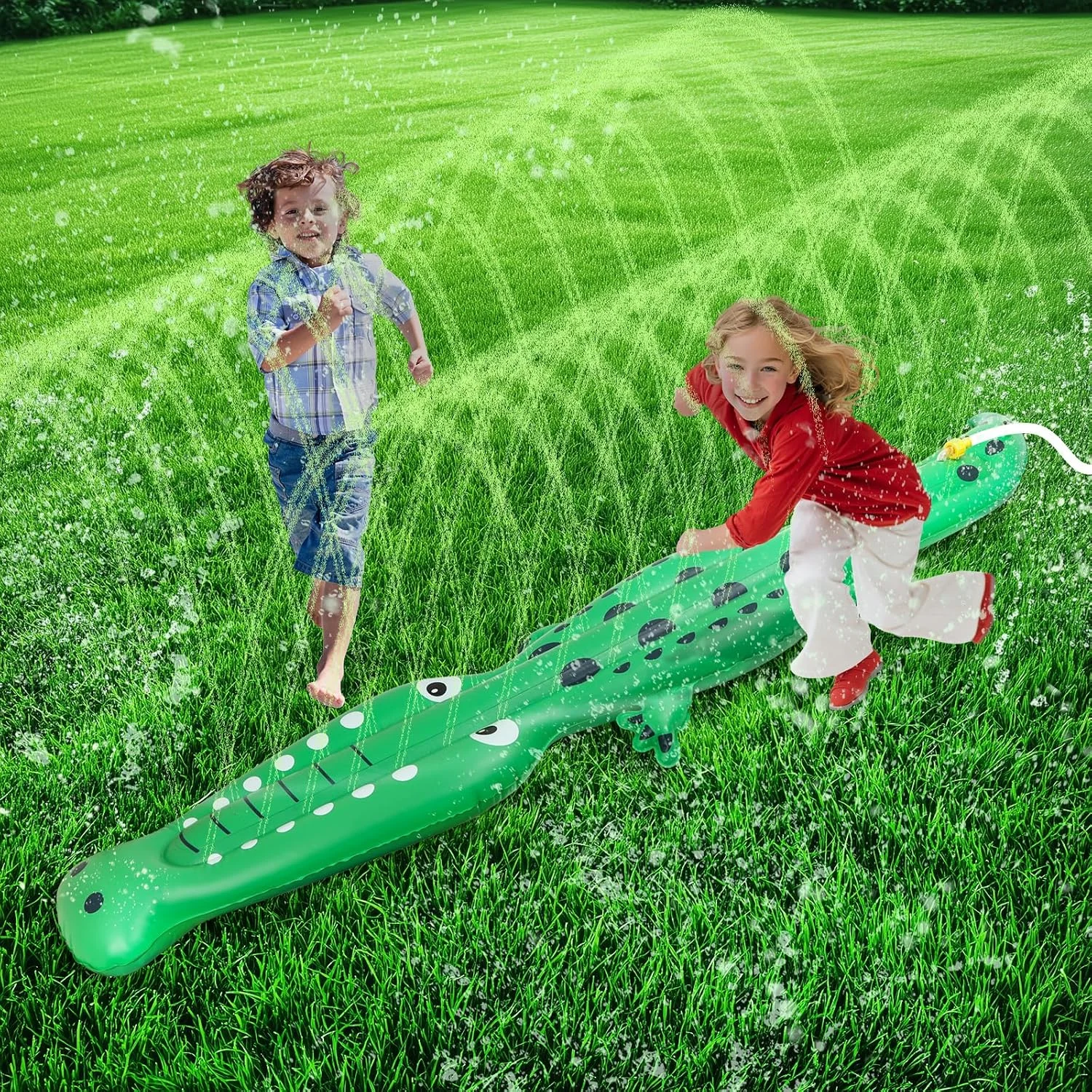 Large Crocodile Inflatable Sprinkler Deal: Save $11.xx at Amazon