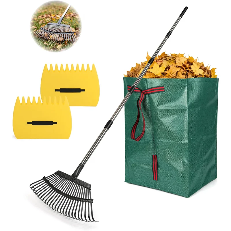 Heavy Duty Metal Rake Set Deal: Save $16.xx at Amazon