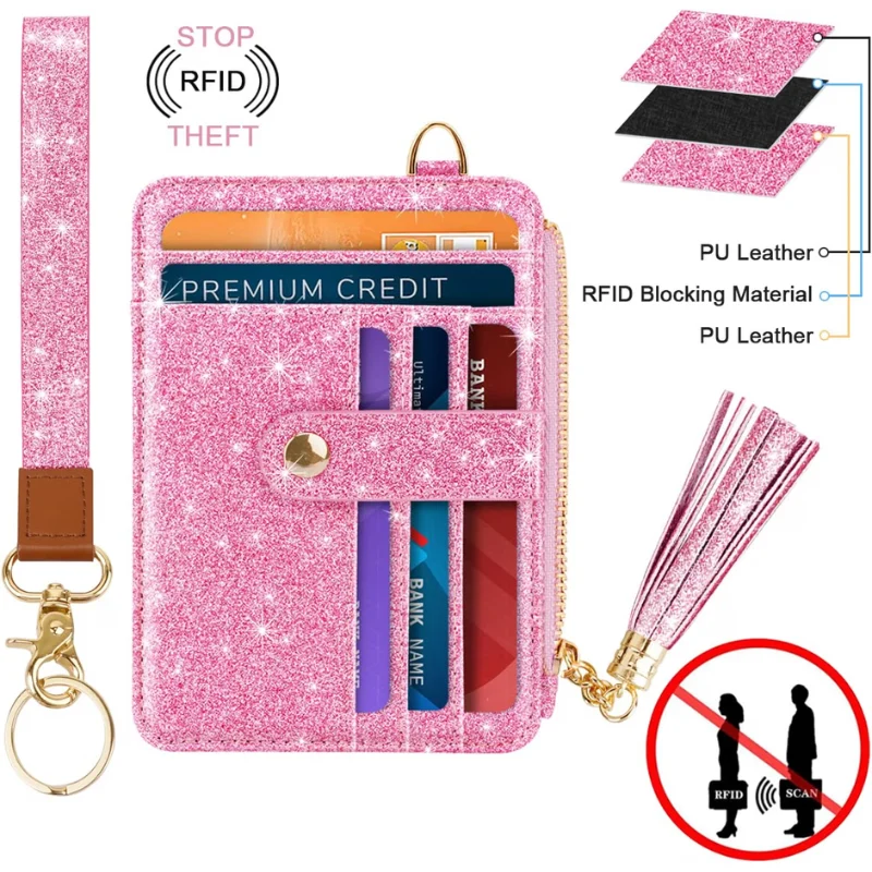 Slim Zipper Credit Card Holder Deal at Amazon