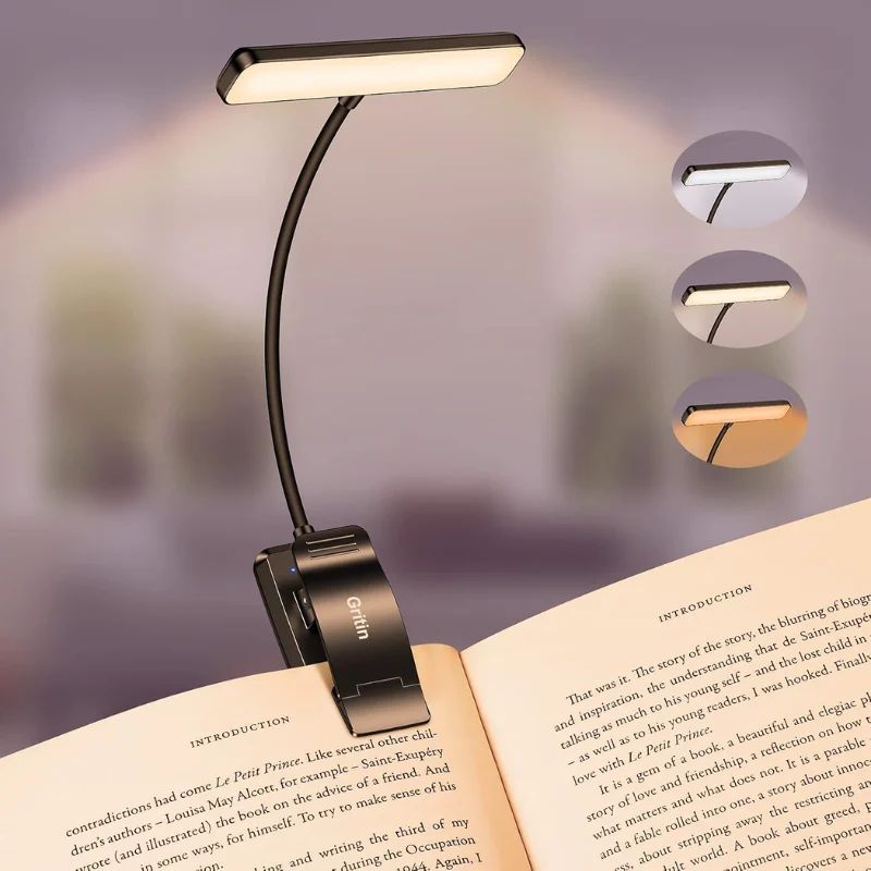 Gritin 19 LED Rechargeable Book Light Deal: Save $8.xx at Amazon