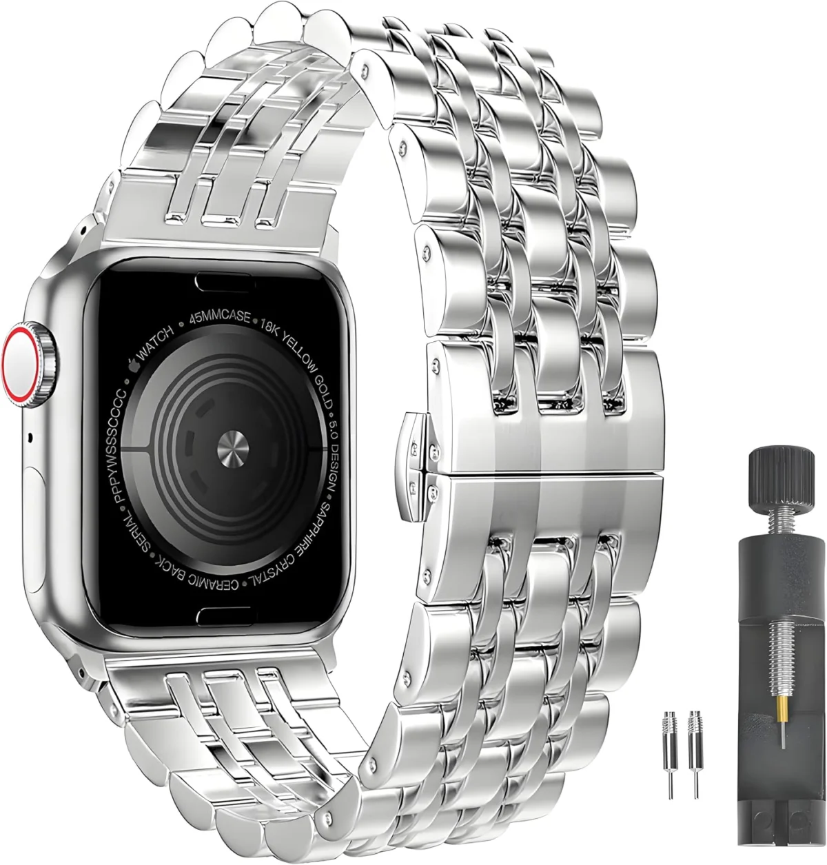 Pugo Top Stainless Steel Band Only $18.xx at Amazon