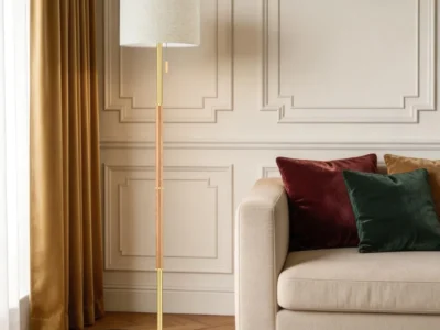 Natural Wood Floor Lamp Deal: Save $29.xx at Amazon