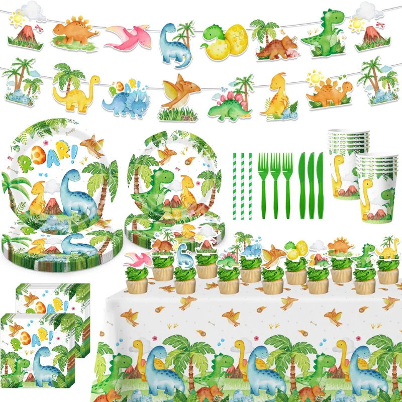 166Pcs Dragon Birthday Party Decorations Deal: Save $9.xx at Amazon