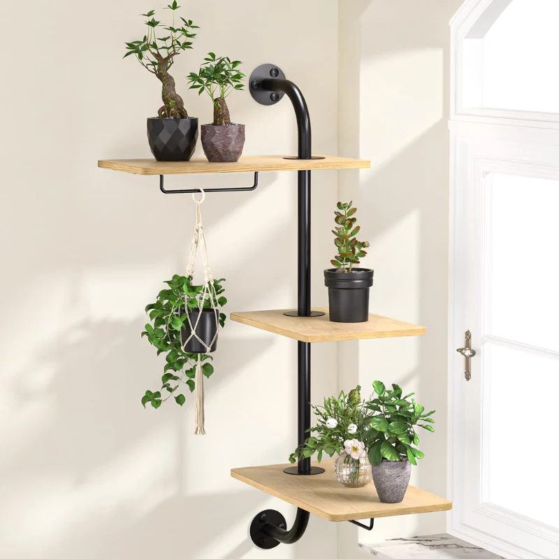 DELLAN 3-Tier Window Plant Shelves Deal: Save 38% at Amazon