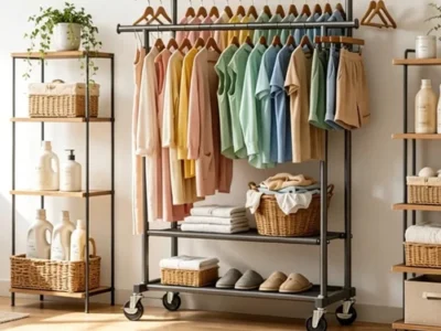 Portable Clothes Rack for $27.xx Shipped
