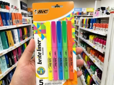 BIC Highlighters 5-Count $1.xx Shipped