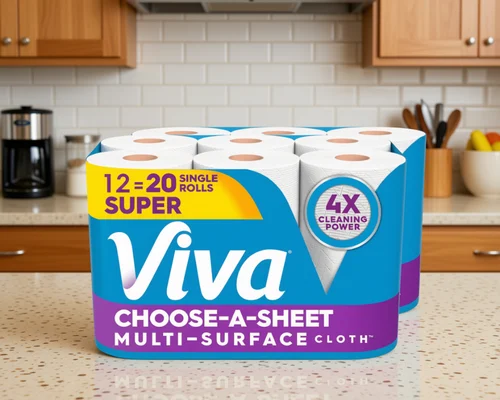 Viva 12 Rolls Paper Towels $15.xx Shipped