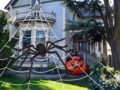 Giant Halloween Spider Web & Decor Deal: Save $11