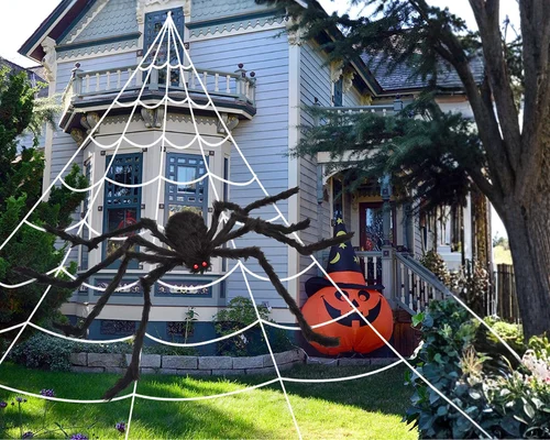 Giant Halloween Spider Web & Decor Deal: Save $11