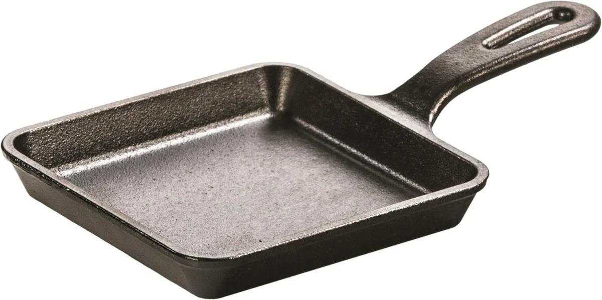 5″ Lodge Cast Iron Square Pre-Seasoned Wonder Only $7.xx at Amazon
