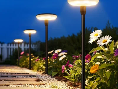 8-Pack LETMY 1000mAh Waterproof Solar LED Outdoor Pathway Lights $18.xx at Amazon