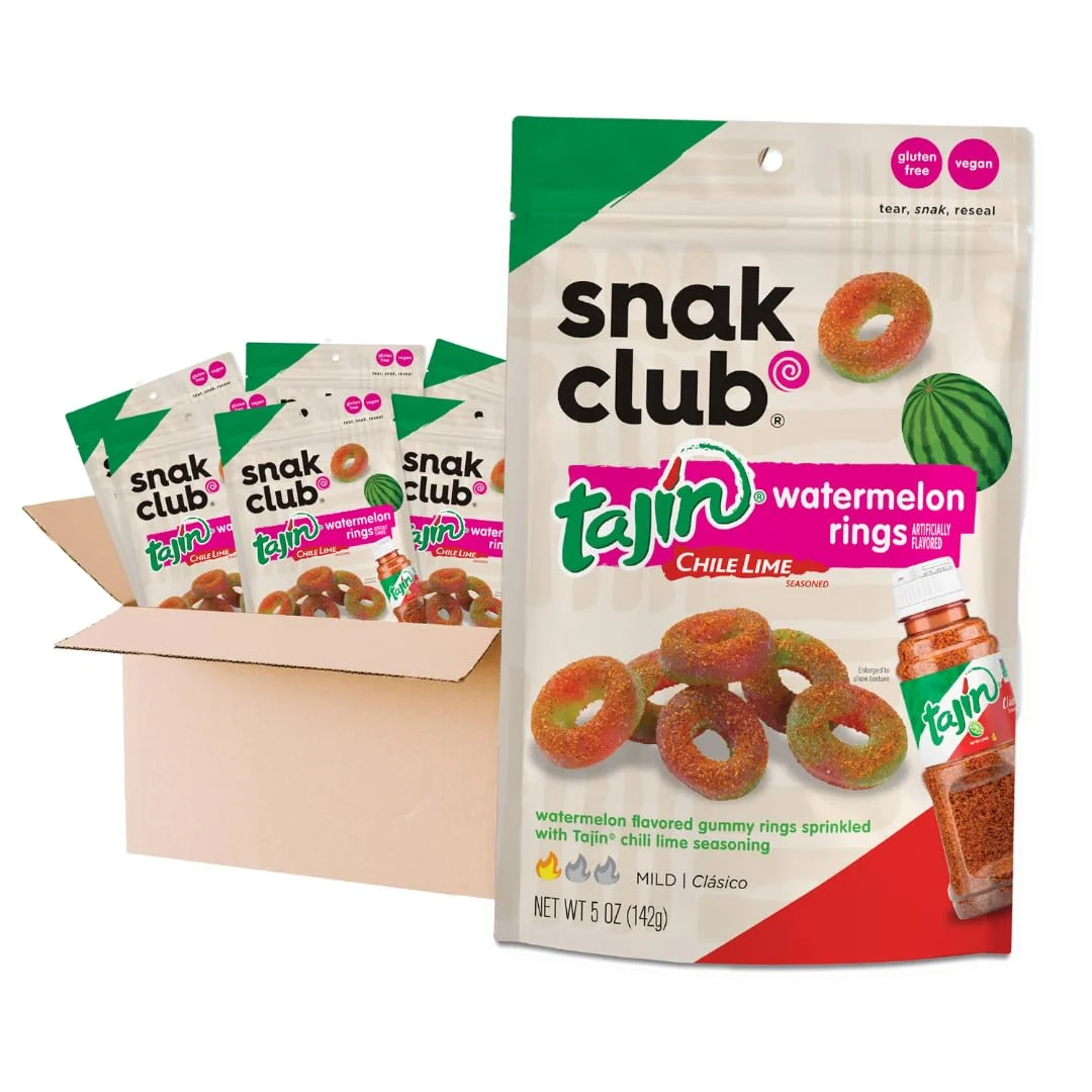 Snak Club Tajin Watermelon Rings Only $12.xx (Reg. $20) at Amazon
