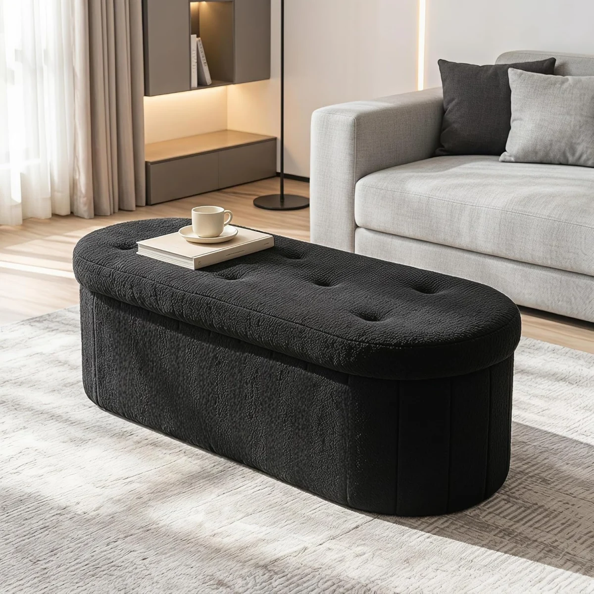 Olixis 43″ Ottoman with Storage Bench Only $35.xx (Reg. $50)