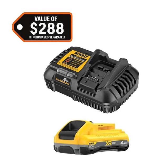 DeWalt 20V XR Powerpack Starter Kit Only $199 (Reg. $399) at Home