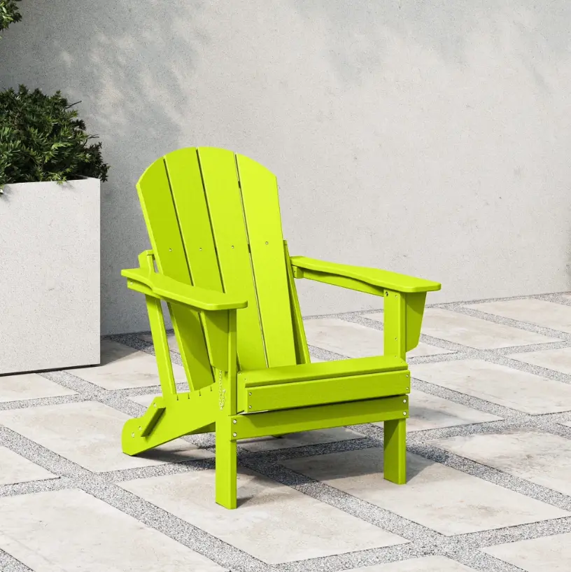 WestinTrends Folding HDPE Adirondack Deck Chair Deal: Save $35 at Walmart