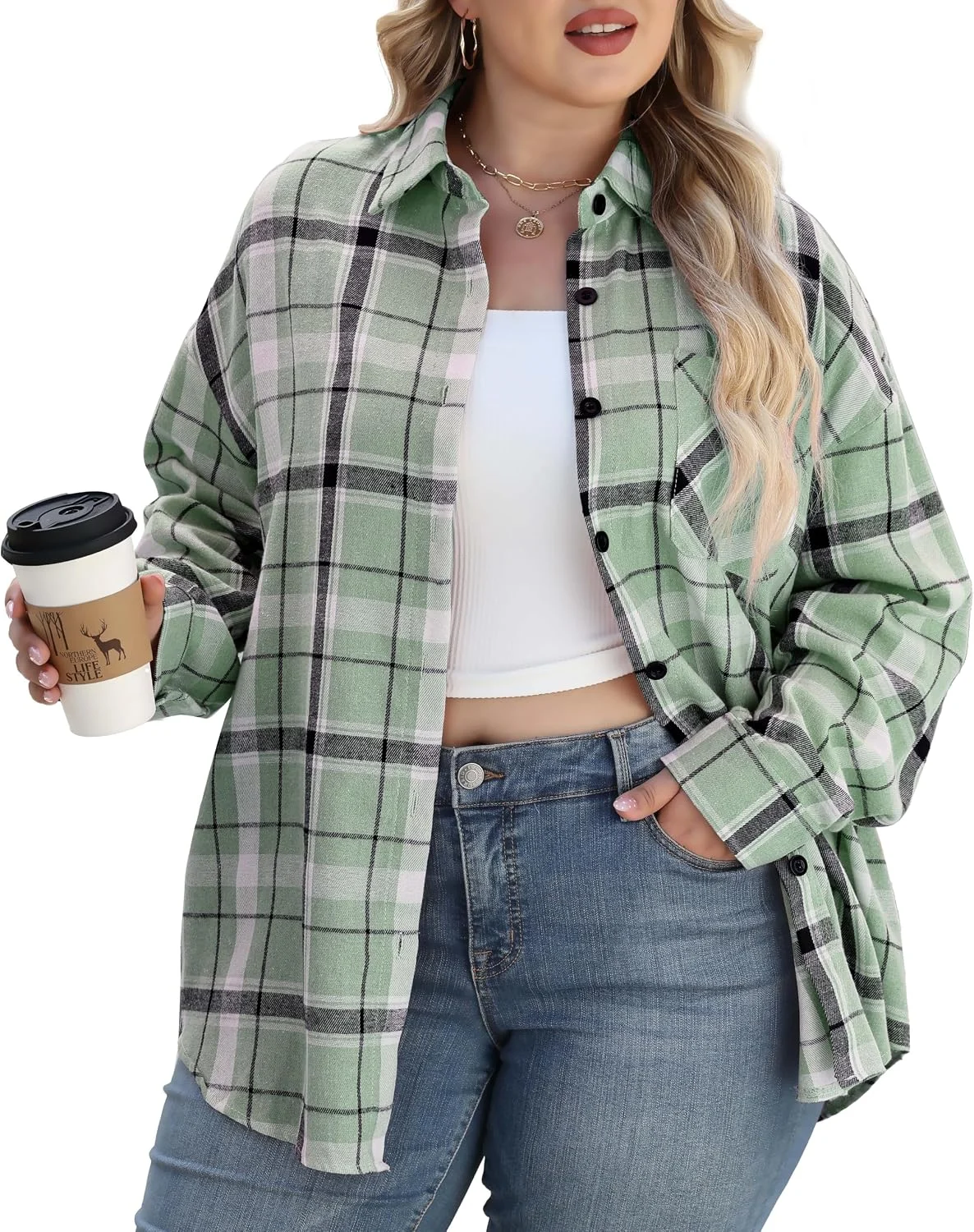 Women’s Flannel Shirts Only $11.xx (Reg. $20) at Amazon