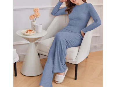 Ekouaer Women 2 Piece Pajamas Set Deal: Save $15.xx at Amazon