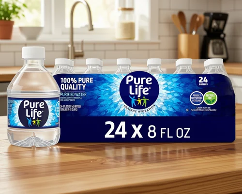 Nestle Pure Life Bottled Water 24-Pack for $3.xx Shipped