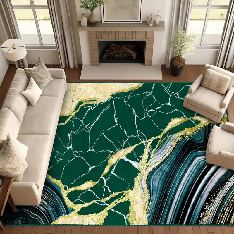 Marble Area Rug Deal: Save $105.xx at Amazon