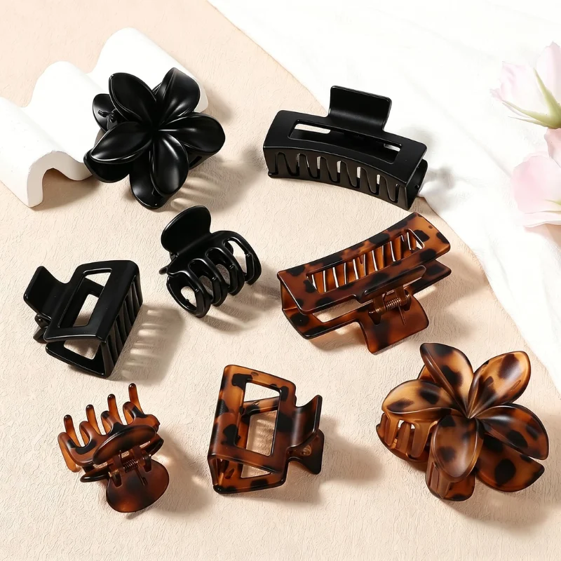 CHANDAT 8Pcs Hair Claw Clips Deal: Save $1.xx at Amazon