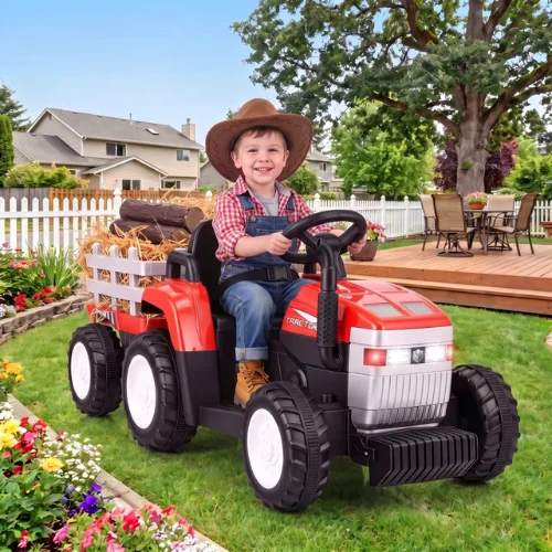 24V Electric Ride-On Tractor Deal: Save 21% at Creatorlink