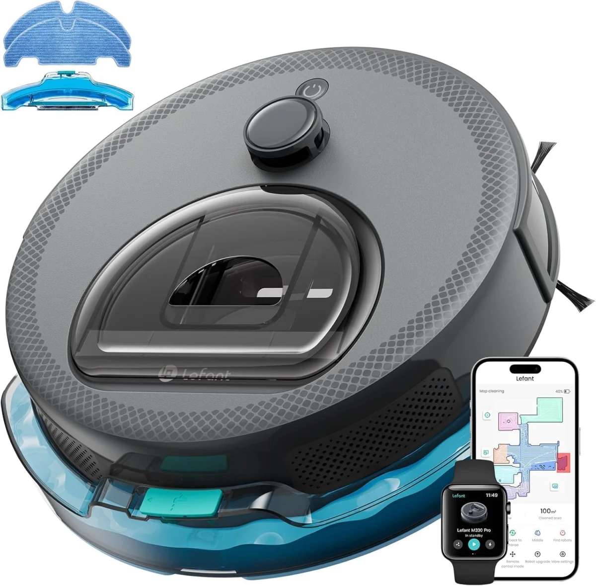 Lefant M330 Pro Robot Vacuum & Mop Just $90.xx with Free Shipping