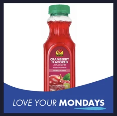 Free Love’s Juice 11oz Today at Love’s Travel Stops