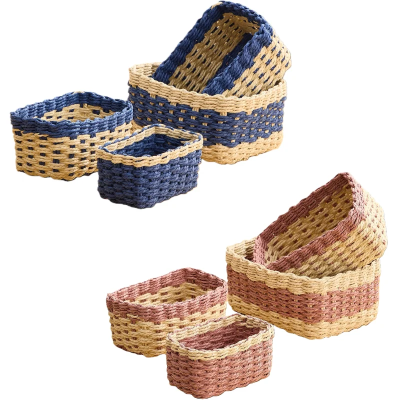 4PCS Woven Storage Baskets Deal: Save $4.xx at Amazon