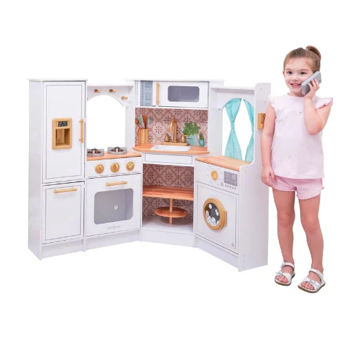 KidKraft Ultimate Corner Wooden Play Kitchen Only $69.xx (Reg. $145)
