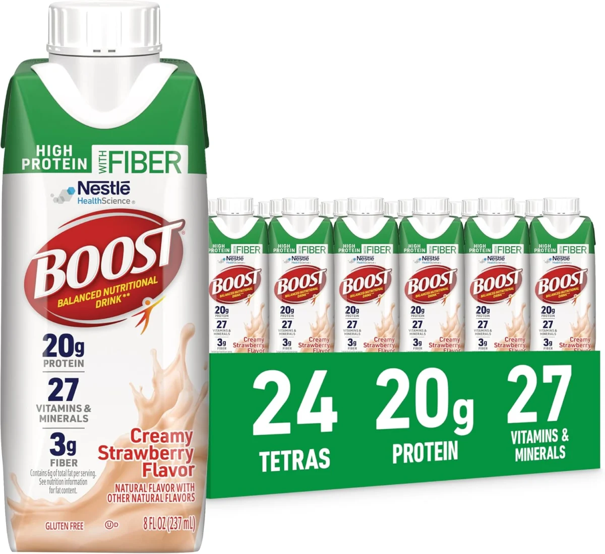 BOOST Protein Drinks 24-Pack Only $23.xx (Reg. $39) at Amazon