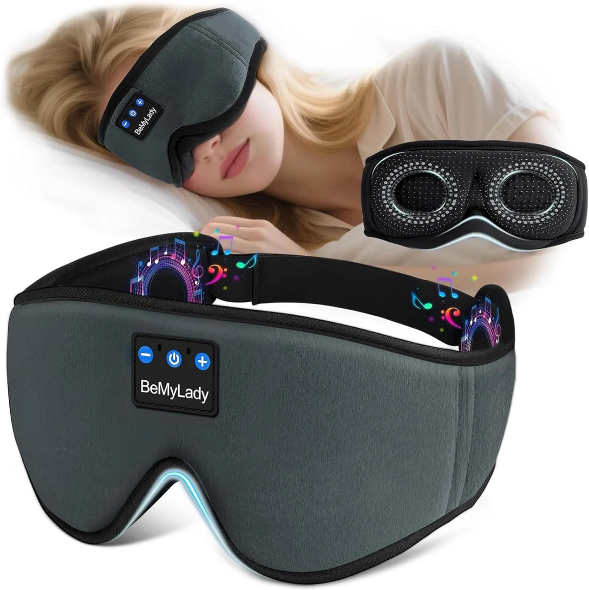 BeMyLady Bluetooth Sleep Mask Only $9.xx at Amazon