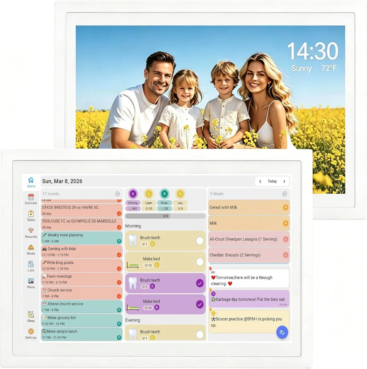Digital Calendar 10.1″ Touch Screen Only $27.xx (Reg. $60)