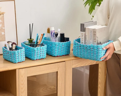 4PCS Woven Storage Baskets Set $23.xx