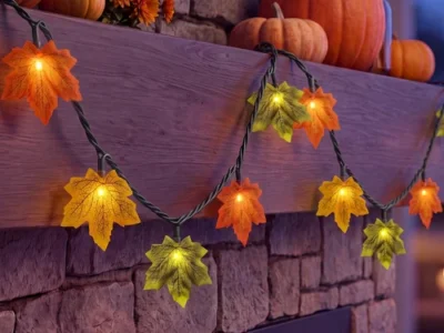 13.6FT 35 LED Maple Leaf String Lights $12.xx (Reg $26)