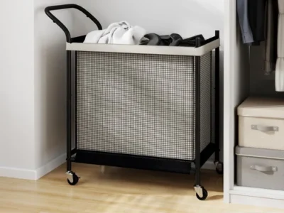 Laundry Hamper with Wheels Just $22.xx (Reg $36)