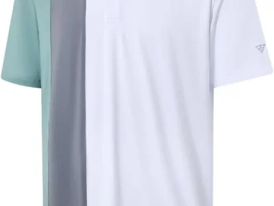 M MAELREG Men’s Colorblock Golf Polo Shirt Only $10.xx at Amazon