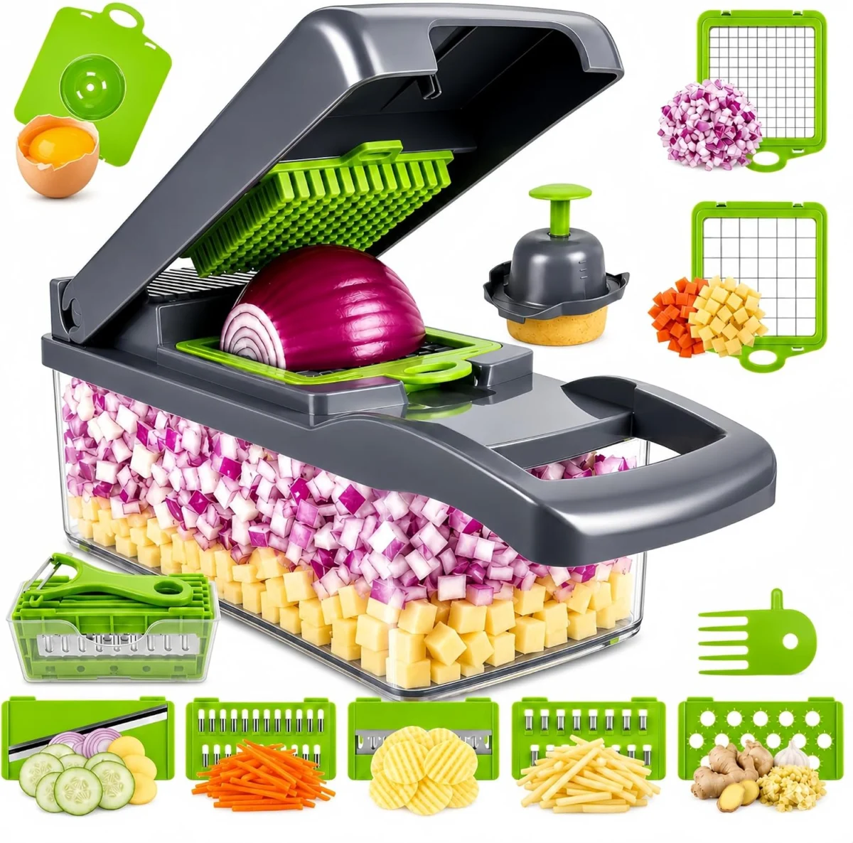KittBabby Onion Dicer & Mandoline Slicer Only $16.xx at Amazon