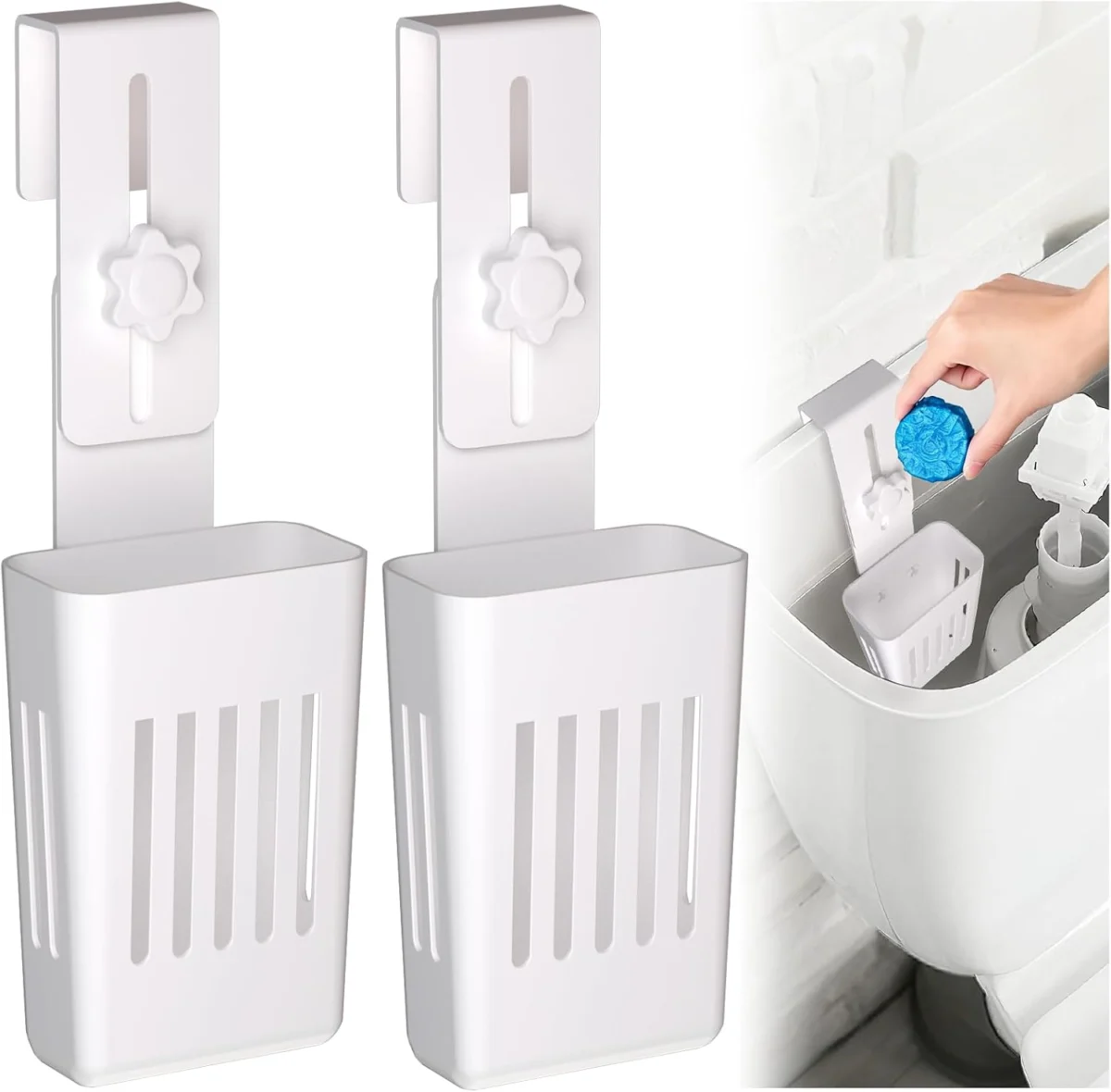 Toilet Tank Cleaning Tablet Holder 2-Pack Just $7.xx at Amazon