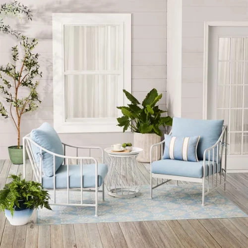 Better Homes & Gardens Aubrey 3-Piece Metal Outdoor Chat Set