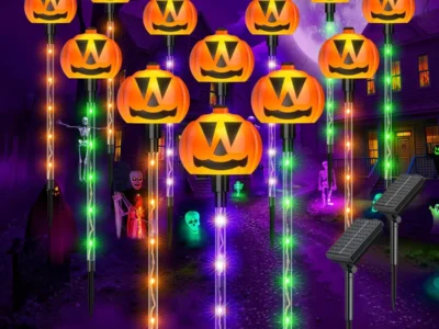 Ahaorigin Solar Halloween Pumpkin Lights Only $16.xx (Reg. $40)