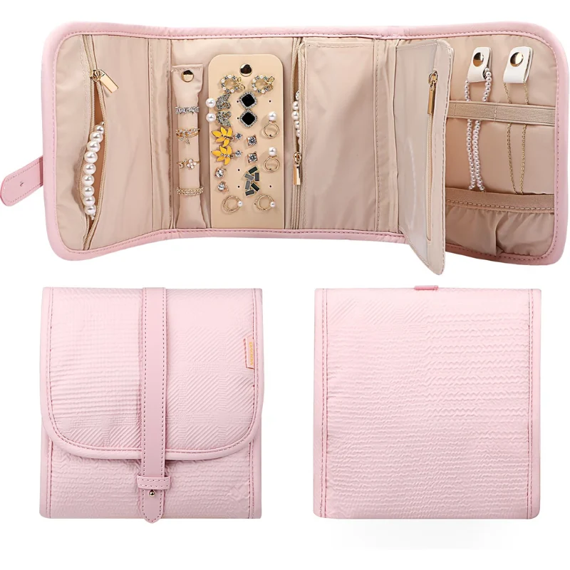Voova Small Travel Jewelry Organizer Roll Deal: Save $4.xx at Amazon