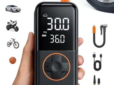 AstroAI L4 Cordless Tire Inflator 150PSI Portable Air Compressor $22 at Amazon