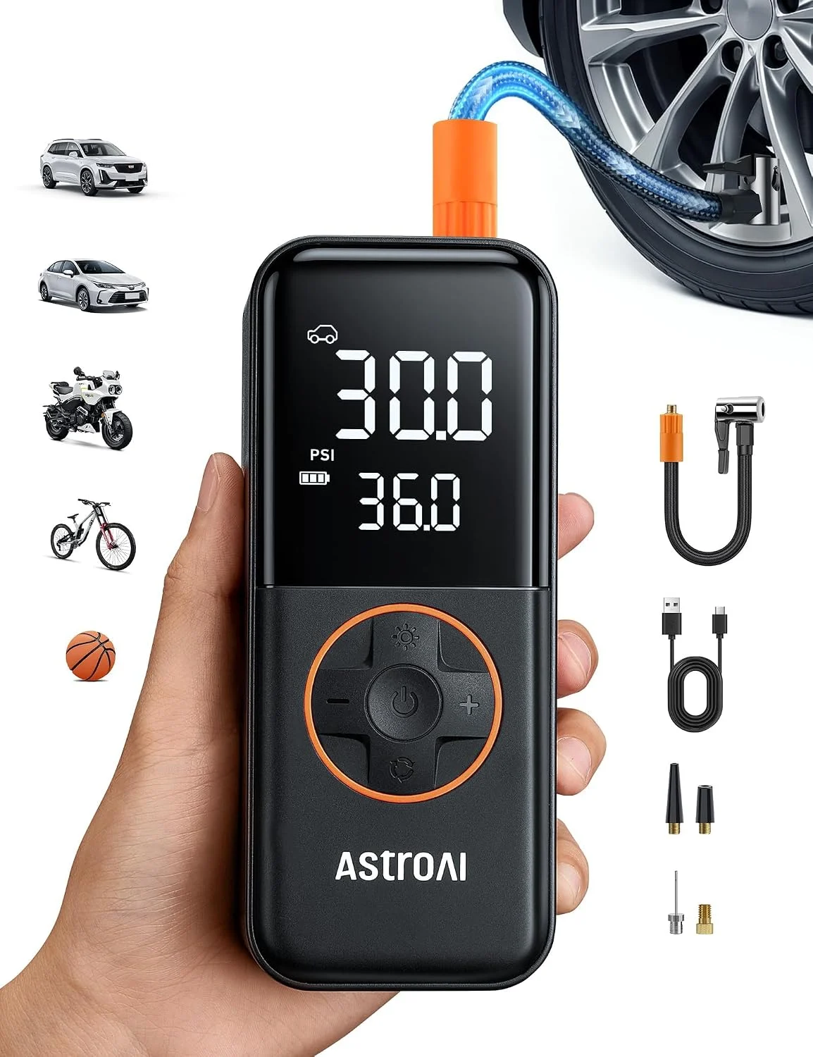 AstroAI Tire Inflator Only $22.xx at Amazon