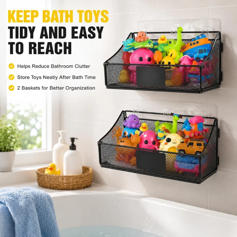 Bath Toy Storage Basket Deal: Save 58% at Amazon