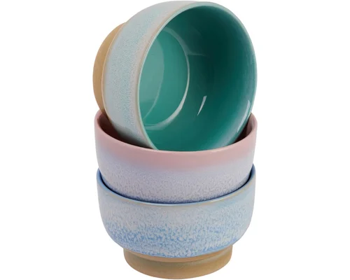 Modern Stoneware Bowls Set of 3 Colors Deal – Limited Offer