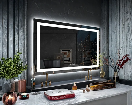 60″X28″ RGB LED Bathroom Mirror Deal: Save $90