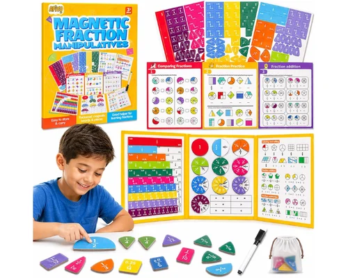 Magnetic Fraction Book Math Manipulatives $12.xx (Reg $22)