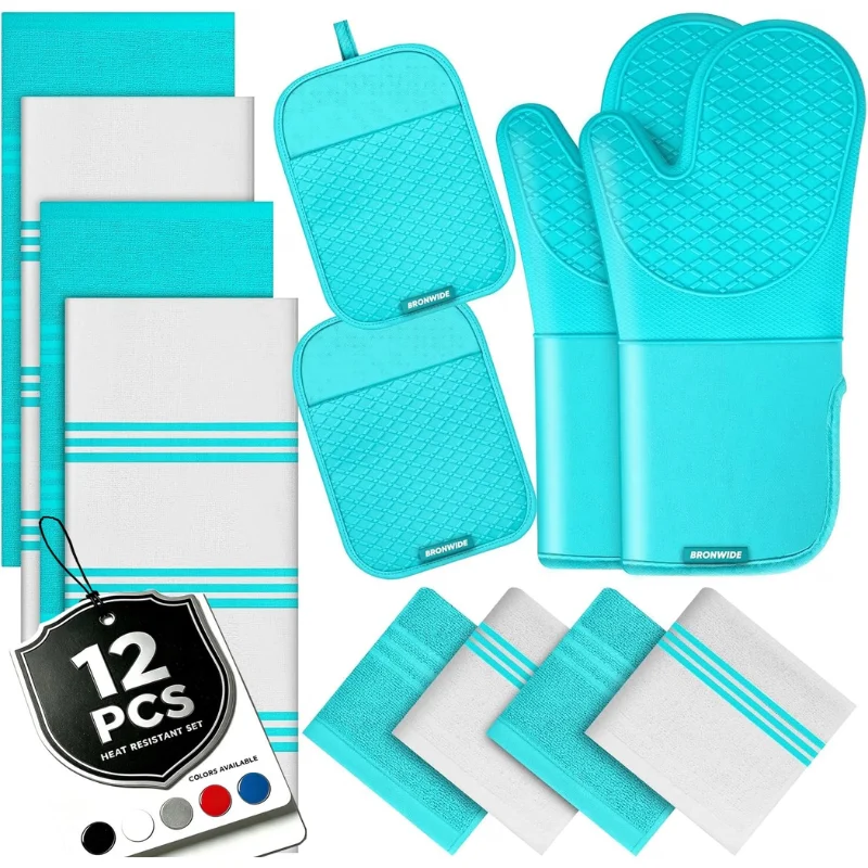 Silicone Oven Mitts and Pot Holders: Save 50% at Amazon