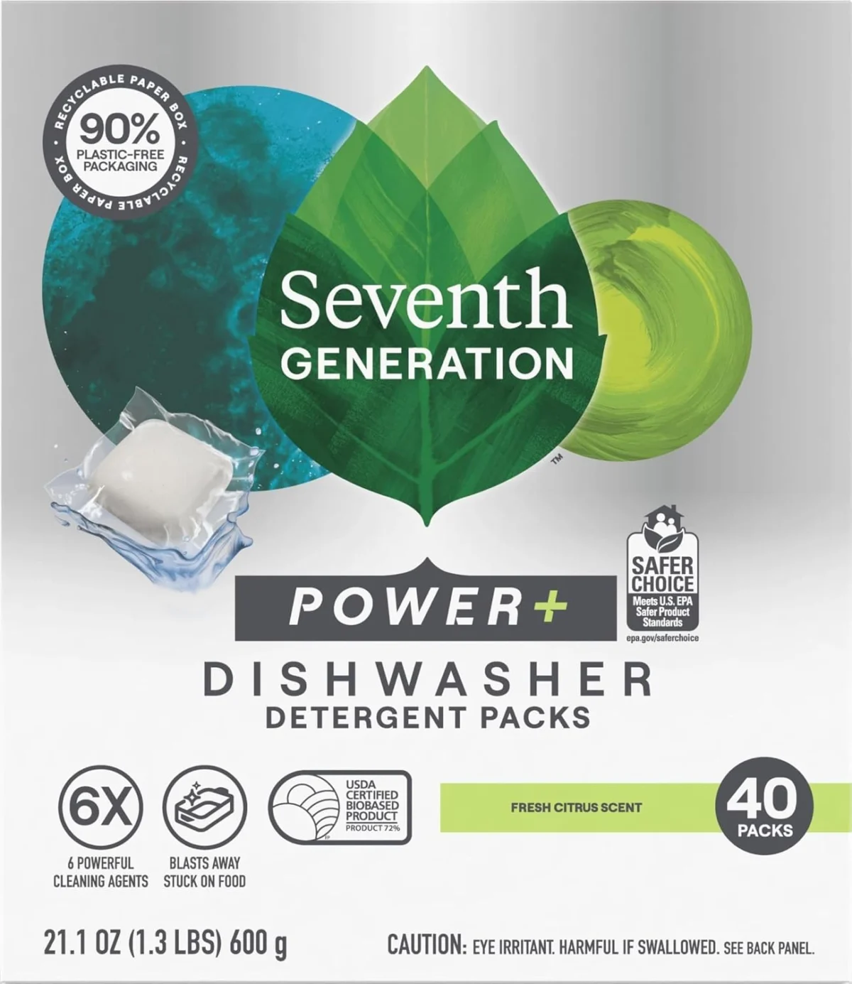 Seventh Generation Dishwasher Detergent Packs Just $7.xx Shipped