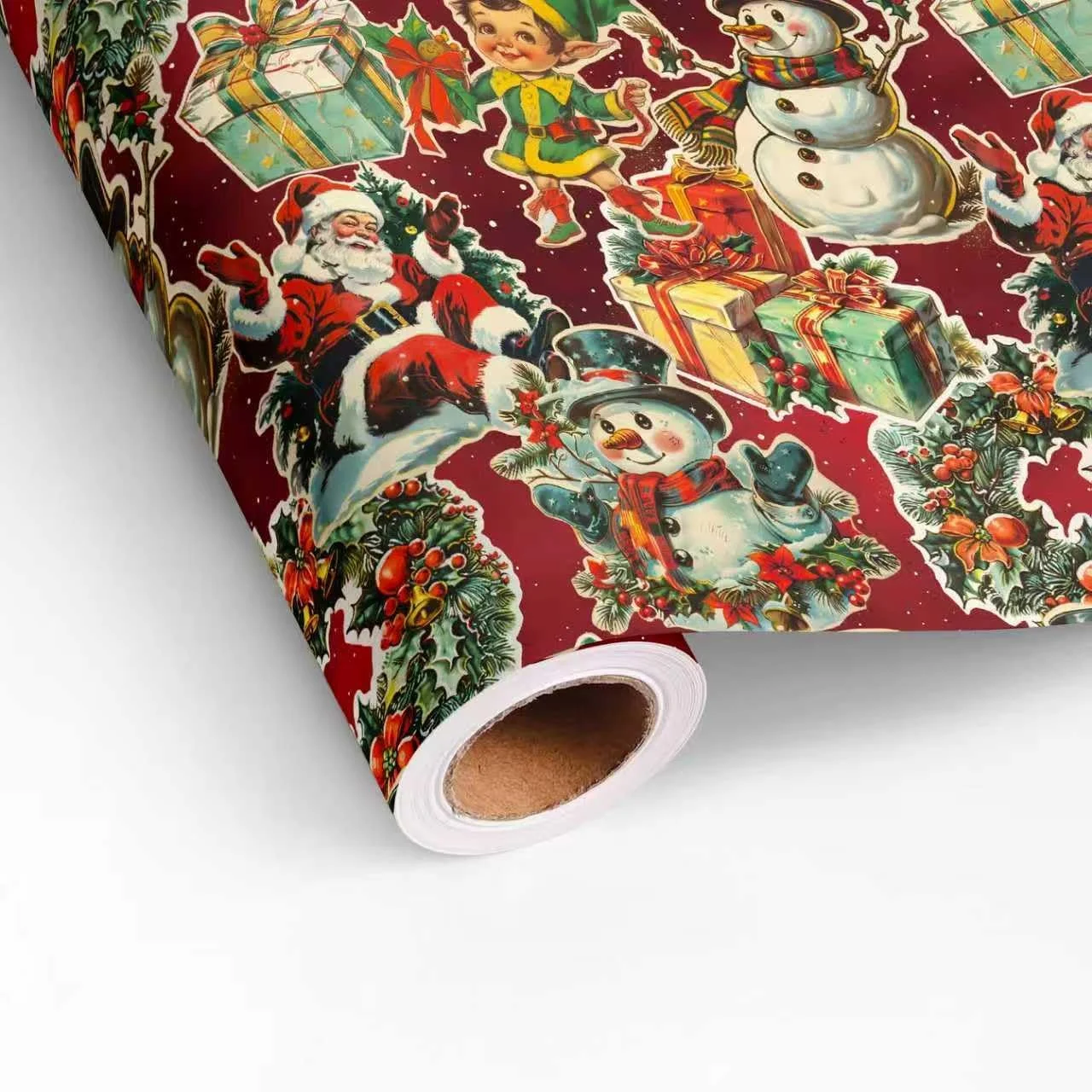 Reversible Vintage Christmas Wrapping Paper Only $6.xx at Amazon